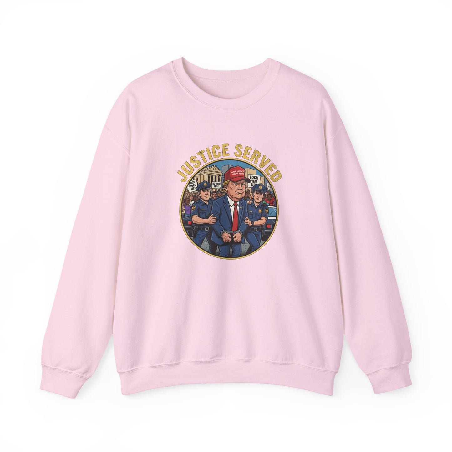 8 Crewneck Sweatshirt — Political Satire 'Is He Dead Yet?