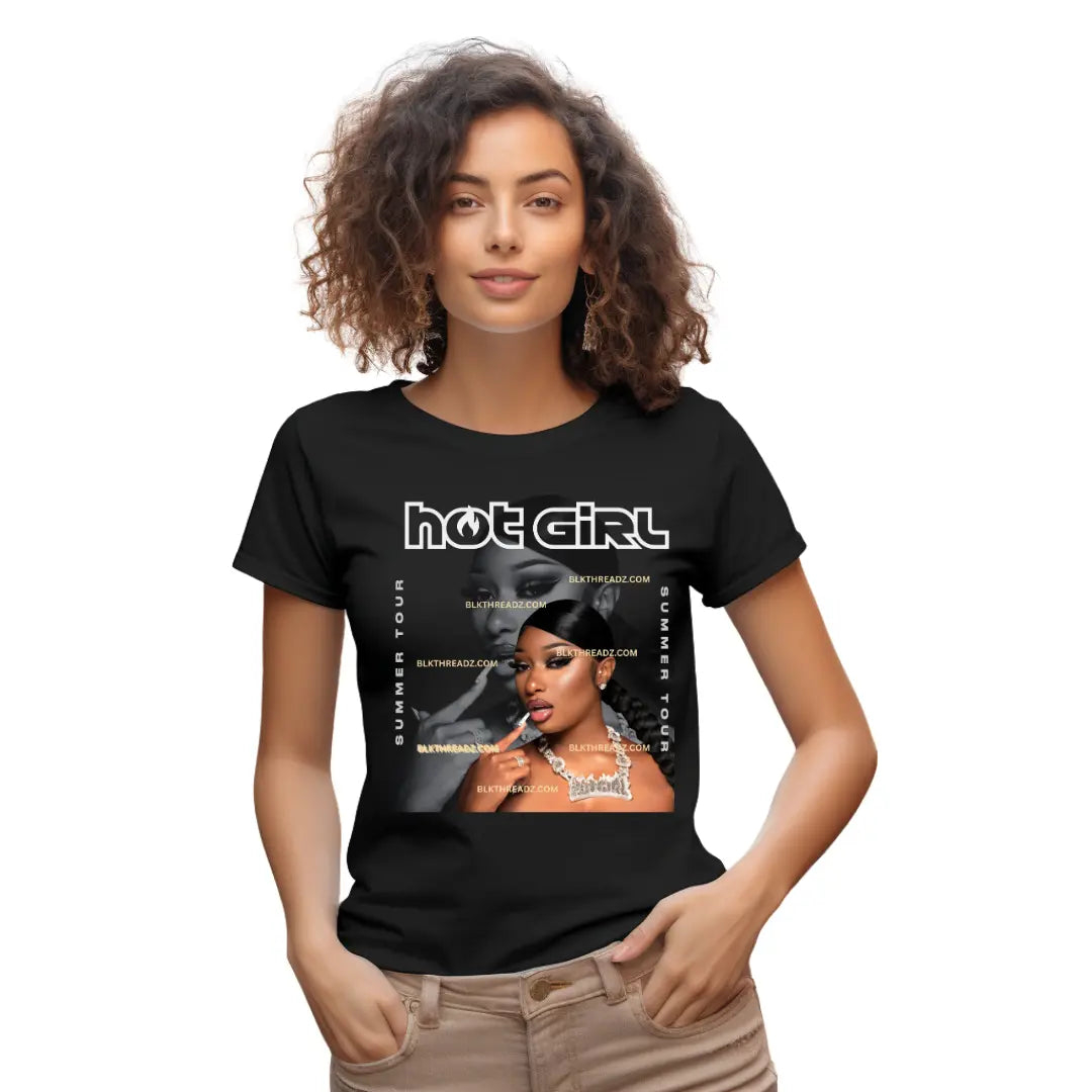 Megan Thee Stallion Hot Girl Summer Concert Shirt - Black Threadz