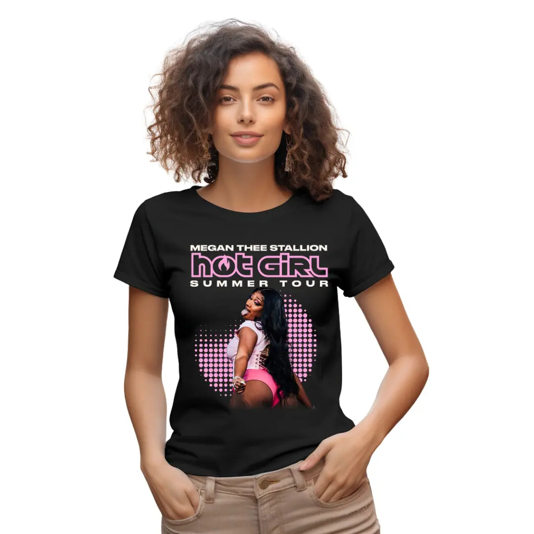 Megan Thee Stallion's Hot Girl Summer Tour Shirt - Black Threadz