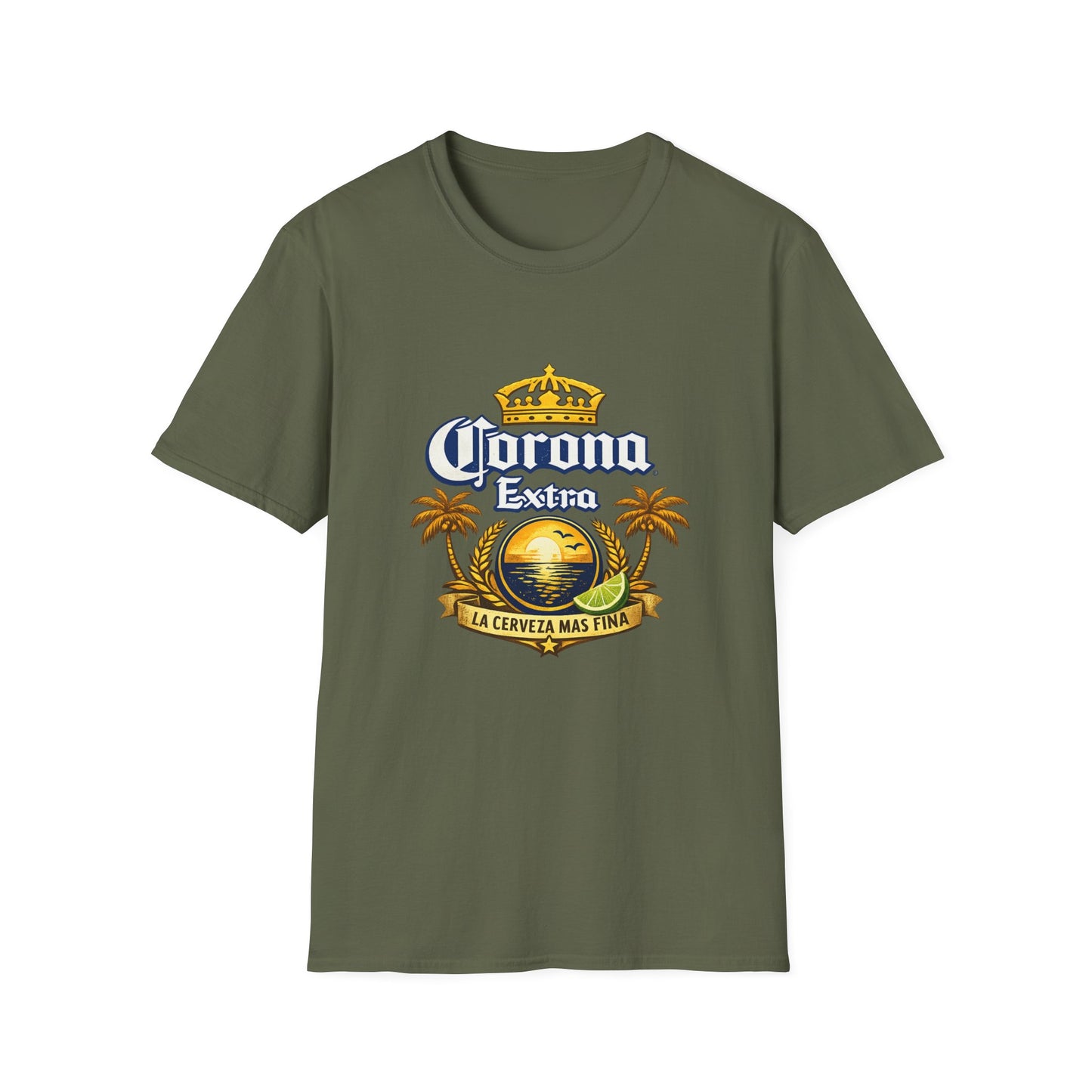 Corona Extra T-Shirt – Beer Lover Tee, Mexican Lager Shirt, Brewery & Bar Merch
