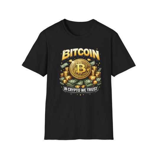 Bitcoin T-Shirt – Crypto Investor Graphic Tee, BTC Shirt for Traders & Blockchain Enthusiasts, Cryptocurrency Streetwear Gift