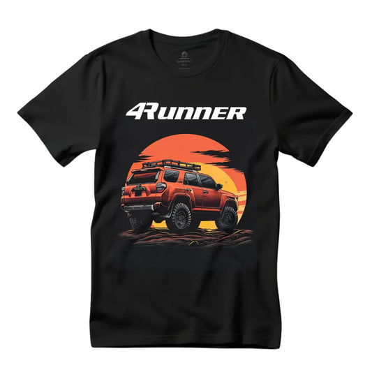 4Runner Graphic Black T-Shirt - Iconic SUV Design - Black Threadz