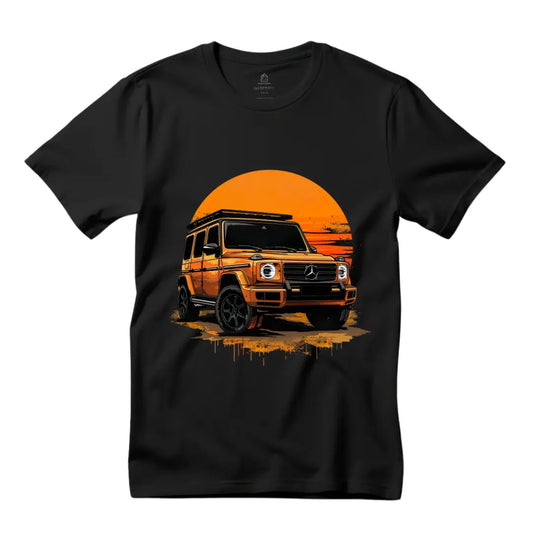 G-Wagon Graphic T-Shirt - Premium Tee with Iconic Luxury SUV Design - Black Threadz