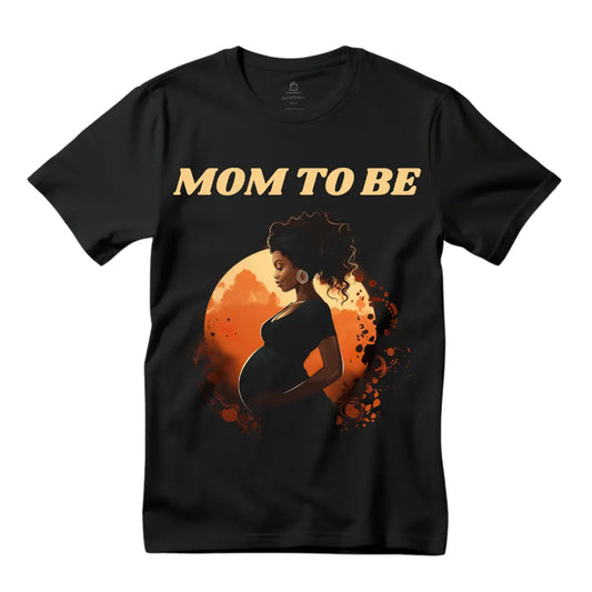 Mom-to-Be T-Shirt: Celebrate the Journey to Motherhood - Black Threadz