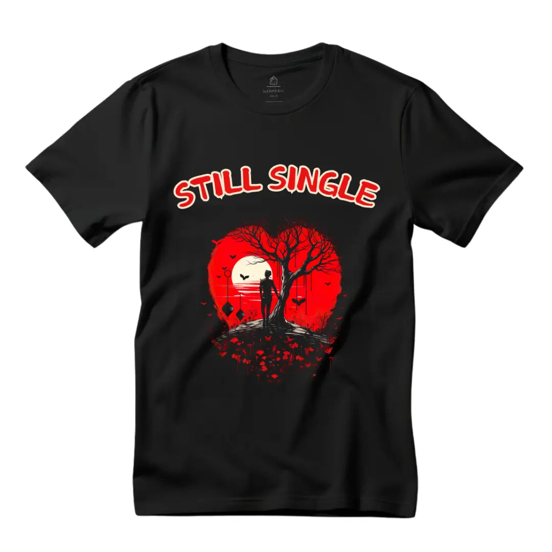 Still Single Valentines Day Shirt - Black Threadz