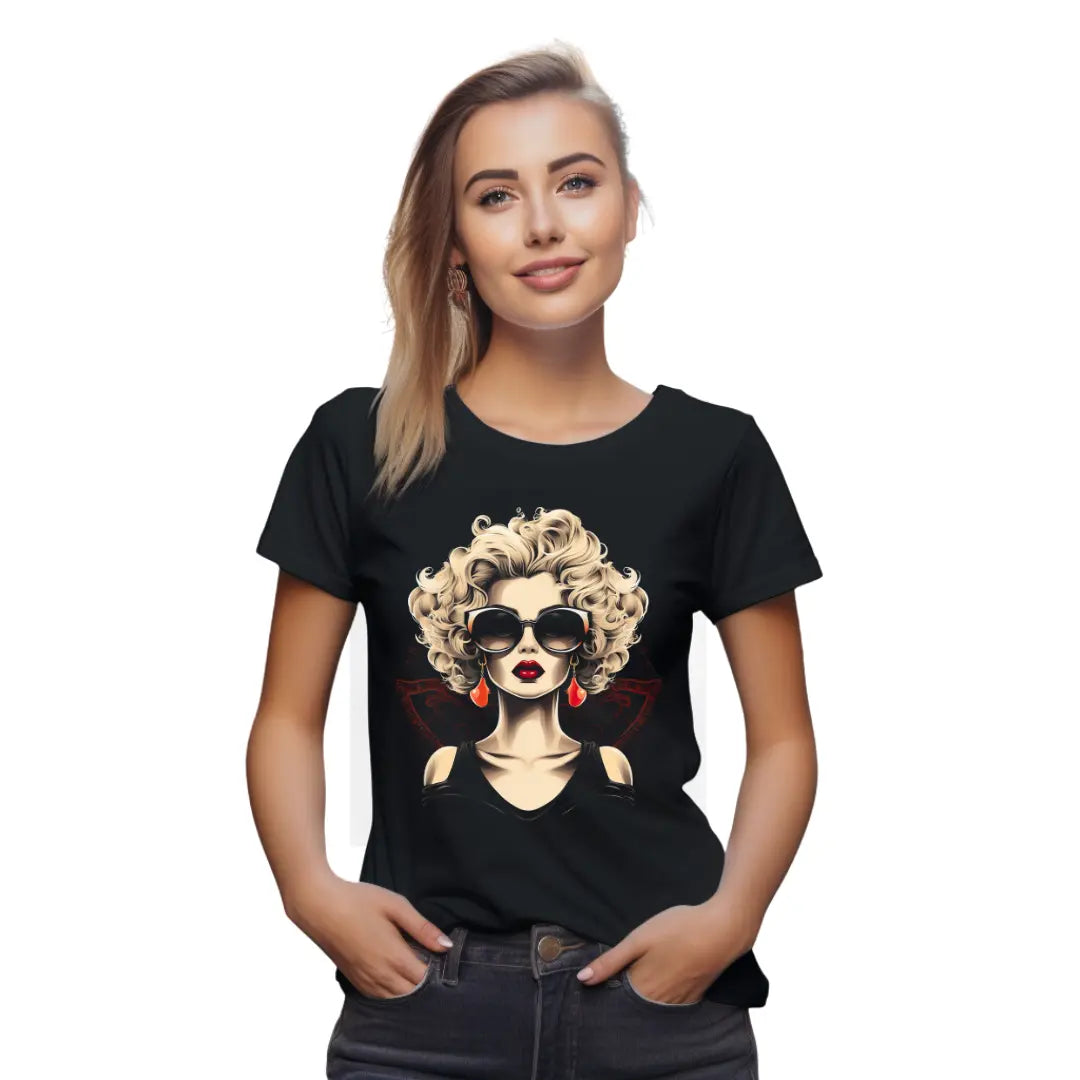 Women's Fashion T-Shirt: Chic and Versatile Wardrobe Staple - Black Threadz