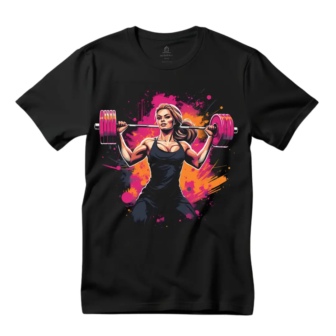 Empower Your Workout: Stylish Women's T-Shirts for Active Living - Black Threadz