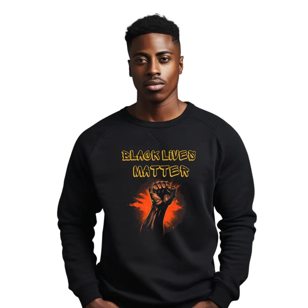 Black Lives Matter' Graphic Swaeatshirt for Advocacy and Style - Black Threadz