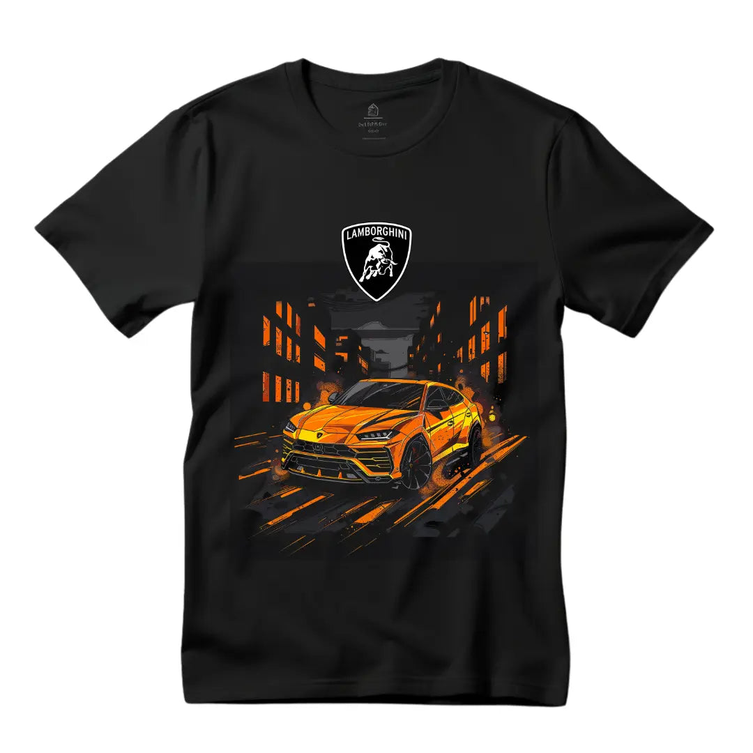 Urus Graphic Sweatshirt - Premium Black Top with Iconic SUV Design - Black Threadz