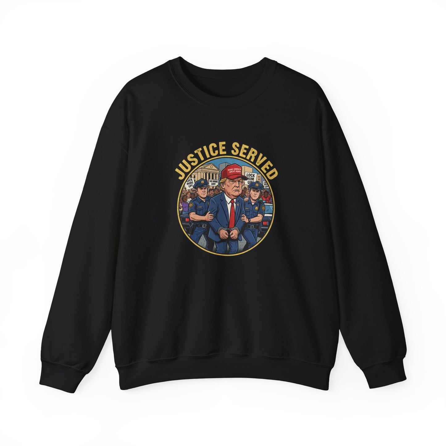 8 Crewneck Sweatshirt — Political Satire 'Is He Dead Yet?