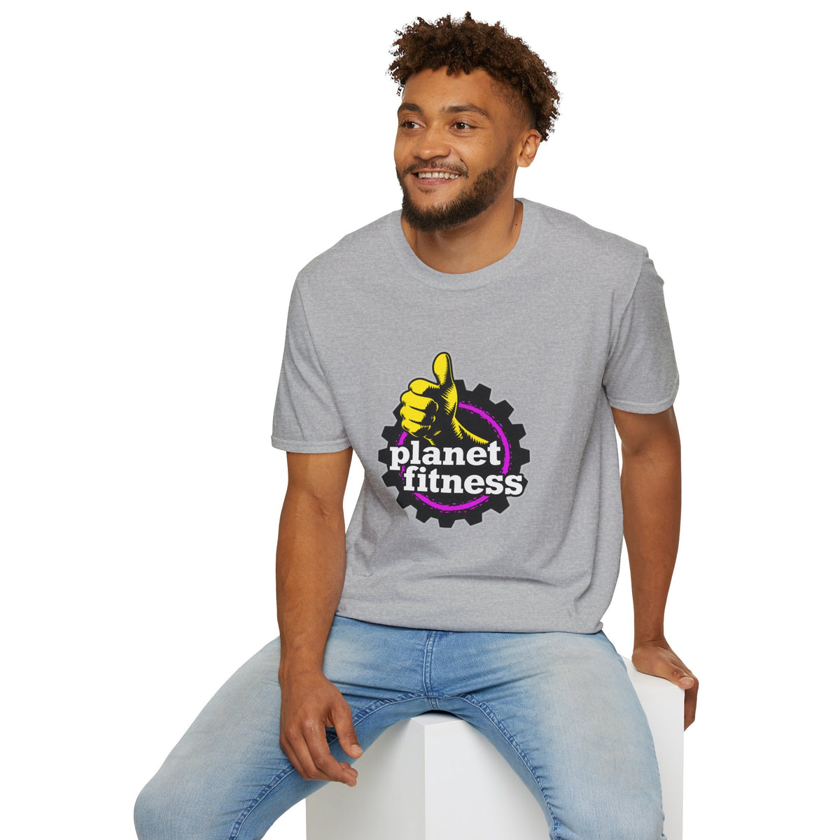 Planet Fitness Inspired Workout T-Shirt – Gym Tee for Fitness Lovers | Unisex Casual Gym Shirt