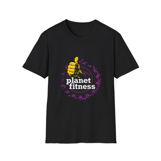 Planet Fitness T-Shirt – Gym Workout Graphic Tee – Fitness Motivation Shirt – Unisex Athletic Training Top for Men & Women