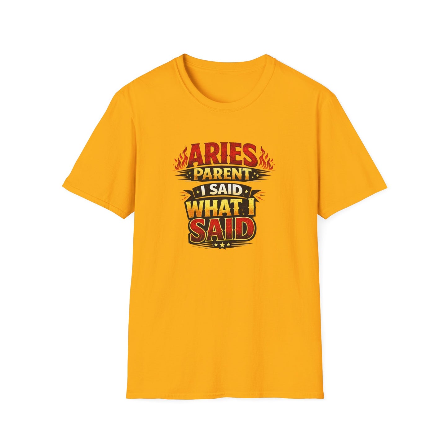 Aries Parent T-Shirt – “I Said What I Said” Funny Zodiac Mom Dad Tee | Bold Aries Personality Shirt | Astrology Gift