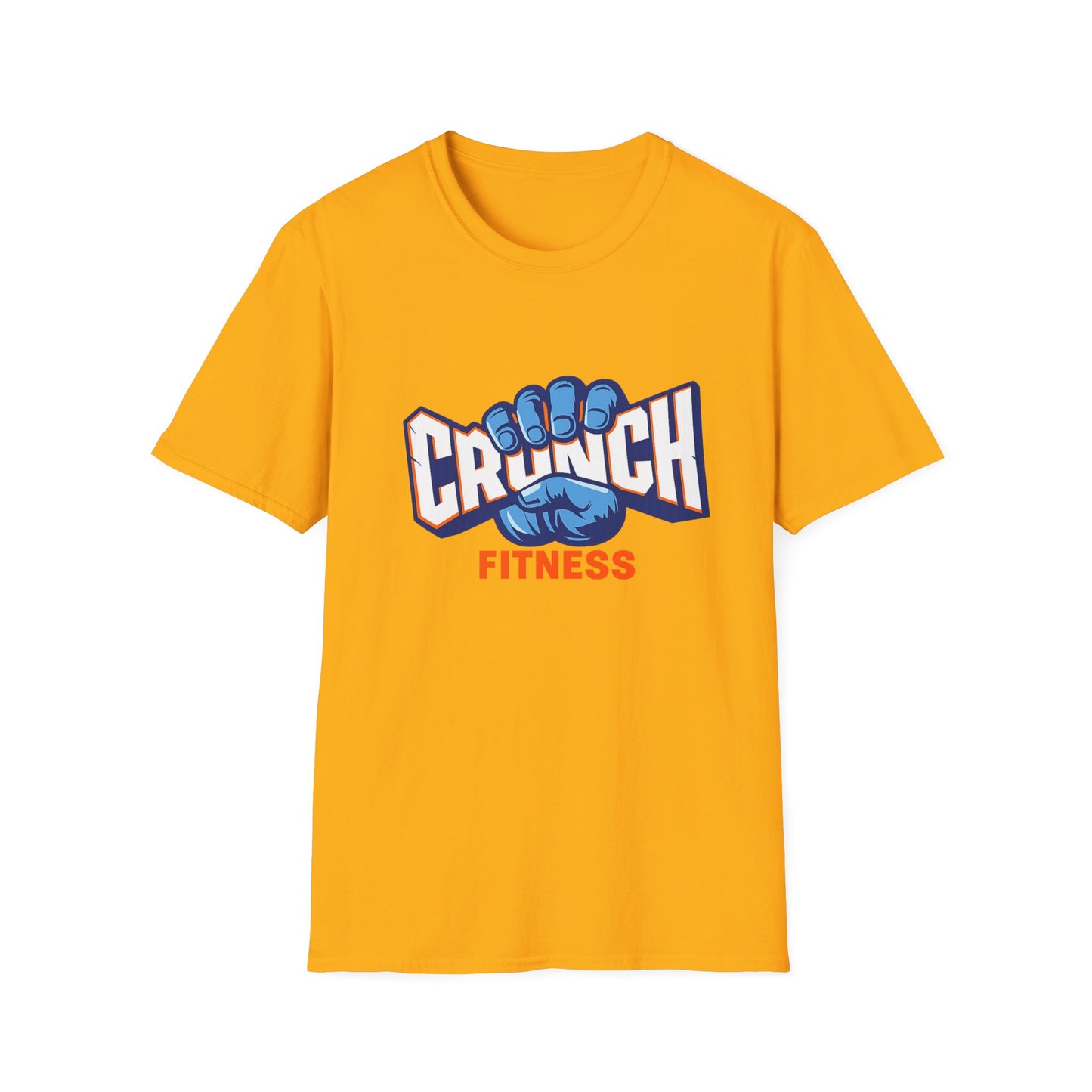 Crunch Fitness T-Shirt – Gym Workout Graphic Tee – Fitness Lover Training Shirt – Unisex Athletic Top for Men & Women