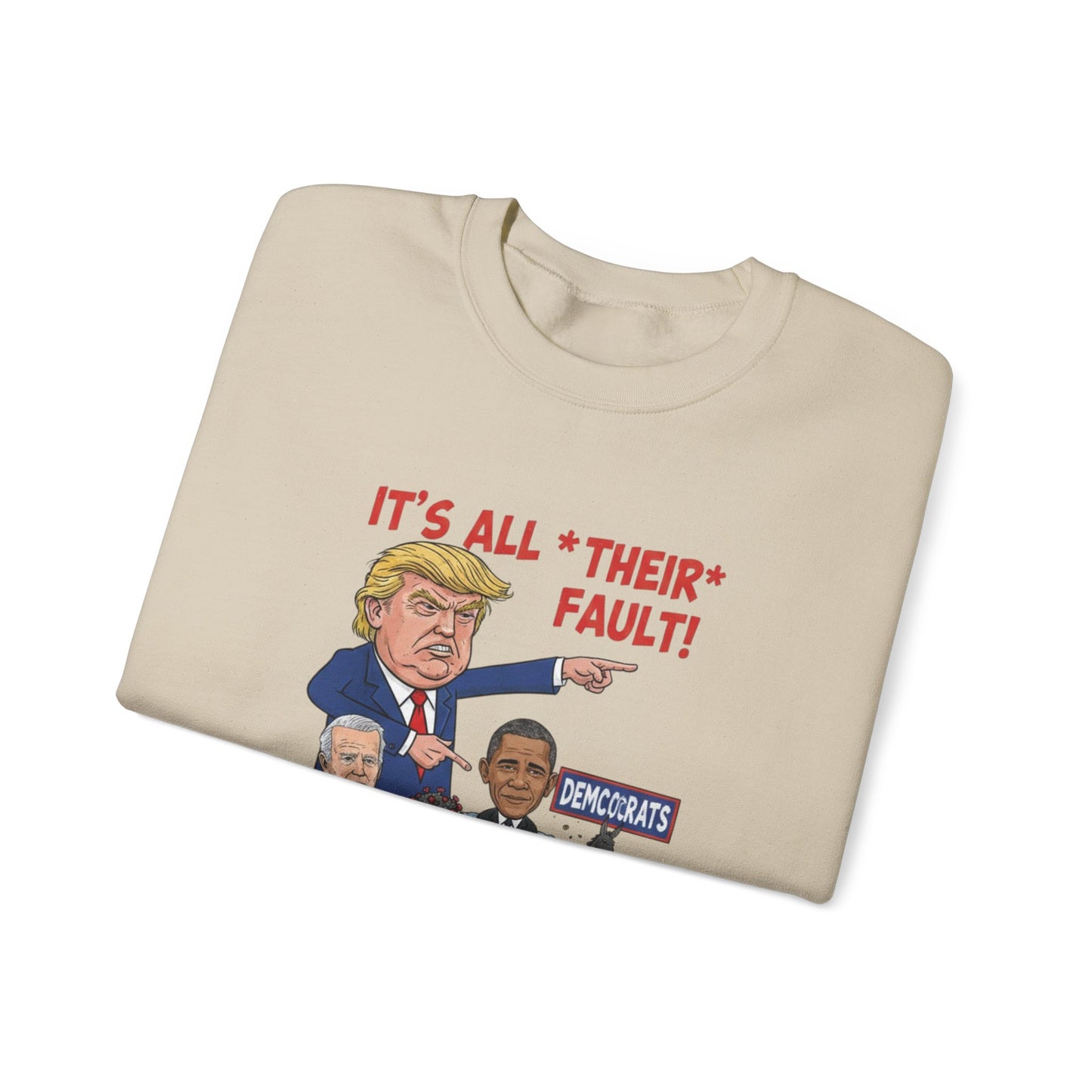 4of Crewneck Sweatshirt — Political Satire 'Is He Dead Yet?