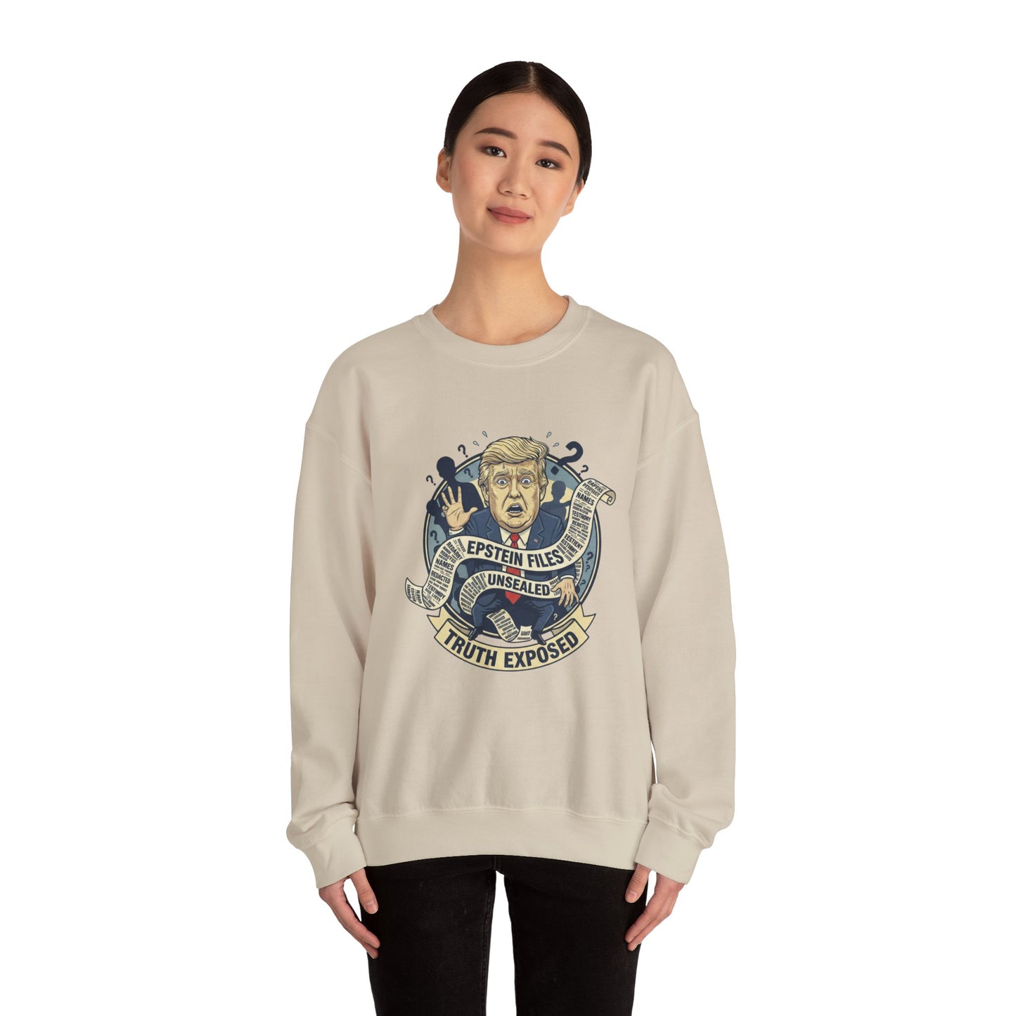 Copy of Copy of Copy of Crewneck Sweatshirt — Political Satire 'Is He Dead Yet?