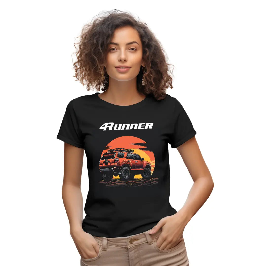 4Runner Graphic Black T-Shirt - Iconic SUV Design - Black Threadz