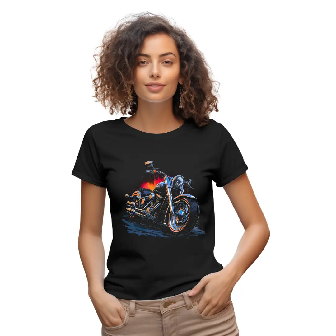 Motorcycle T-Shirt: Embrace the Open Road in Style - Black Threadz
