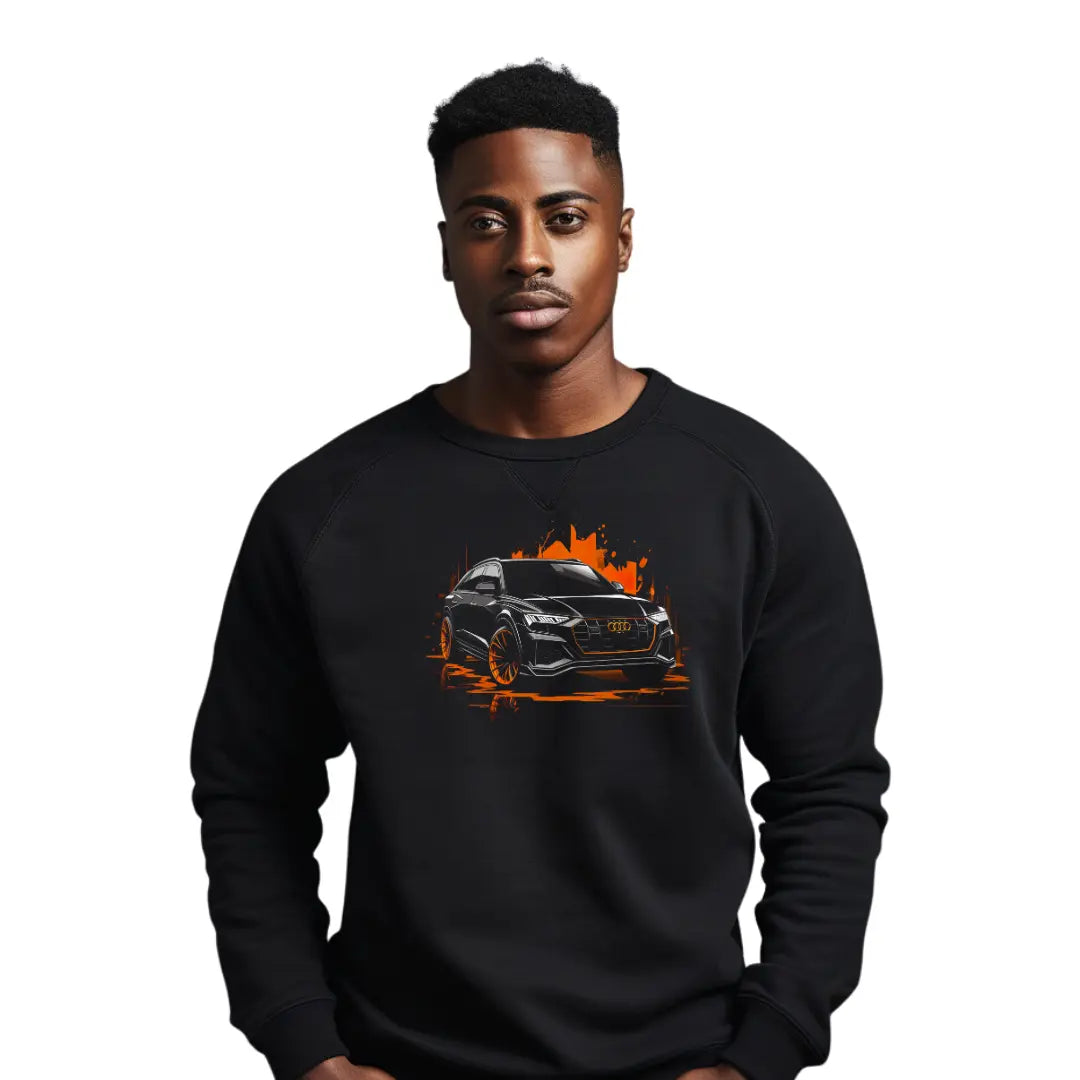 Audi SQ8 Sweatshirt: Embrace Sporty Elegance - Black Threadz