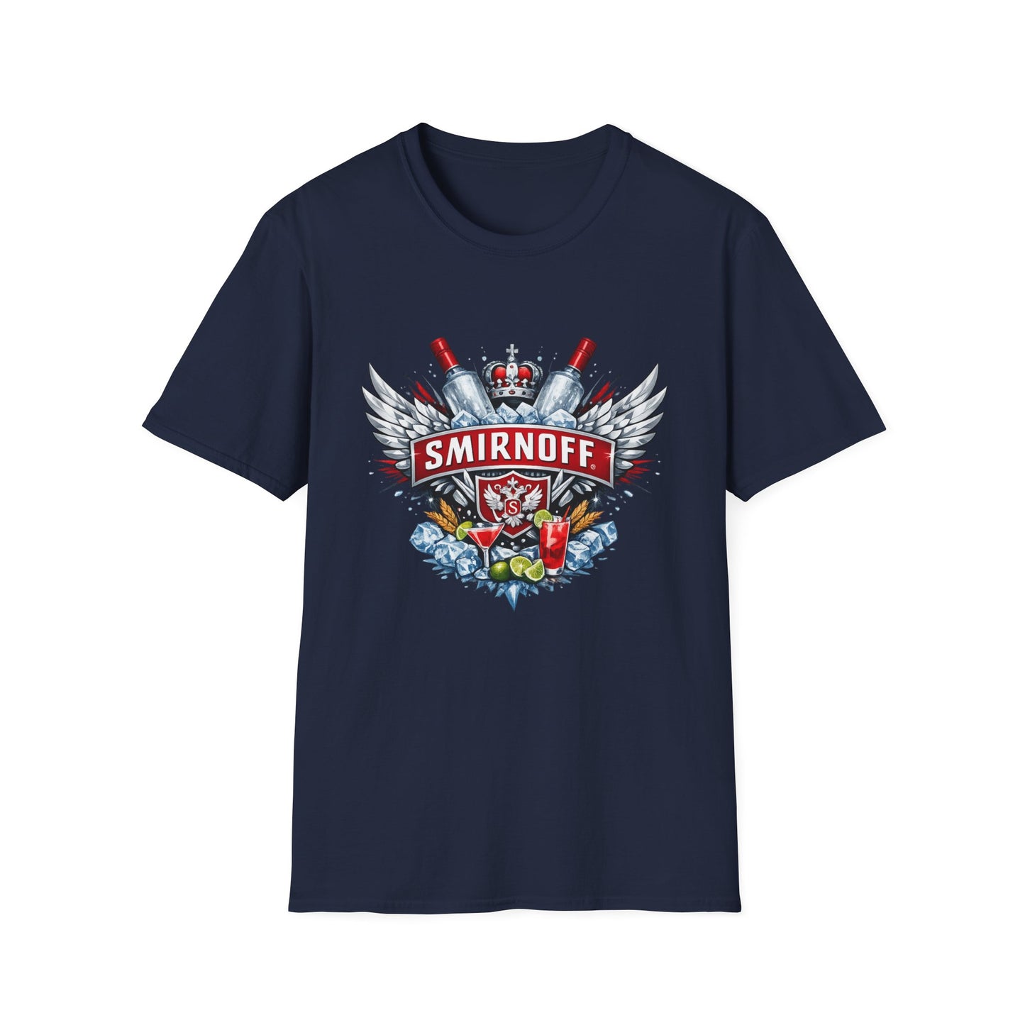 Smirnoff T-Shirt – Vodka Fan Tee, Premium Spirits Shirt, Bar & Party Merch