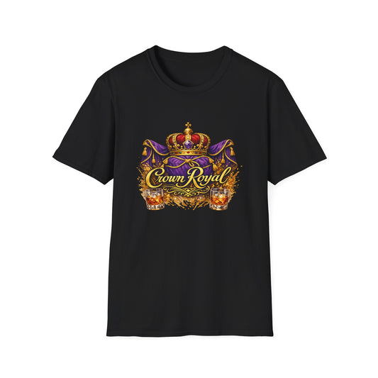 Crown Royal T-Shirt – Whiskey Fan Tee, Premium Canadian Whisky Shirt, Bar & Party Merch