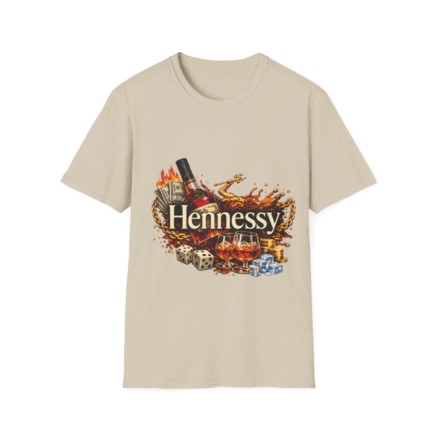 Hennessy T-Shirt – Cognac Whiskey Fan Tee, Premium Spirits Shirt, Trendy Bar & Liquor Merch