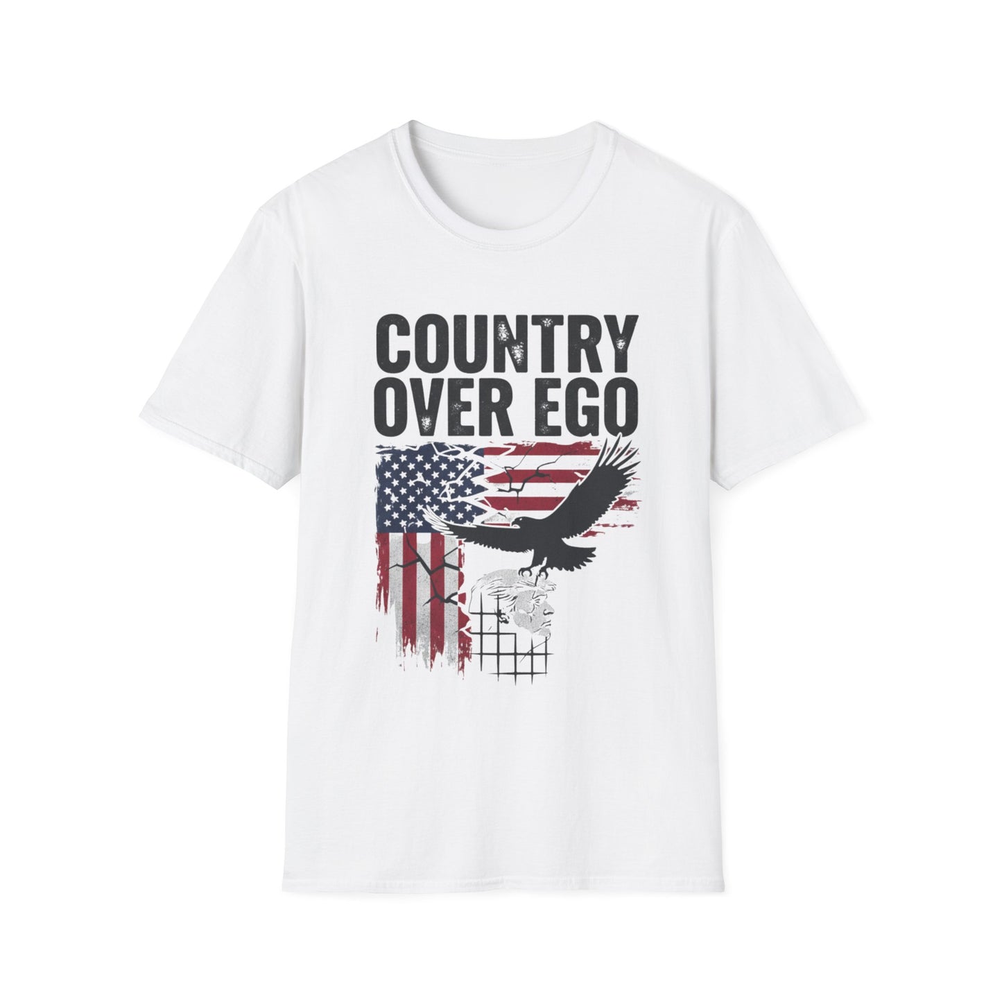 Country Over Ego Anti-Trump T-Shirt | Patriotic Political Apparel