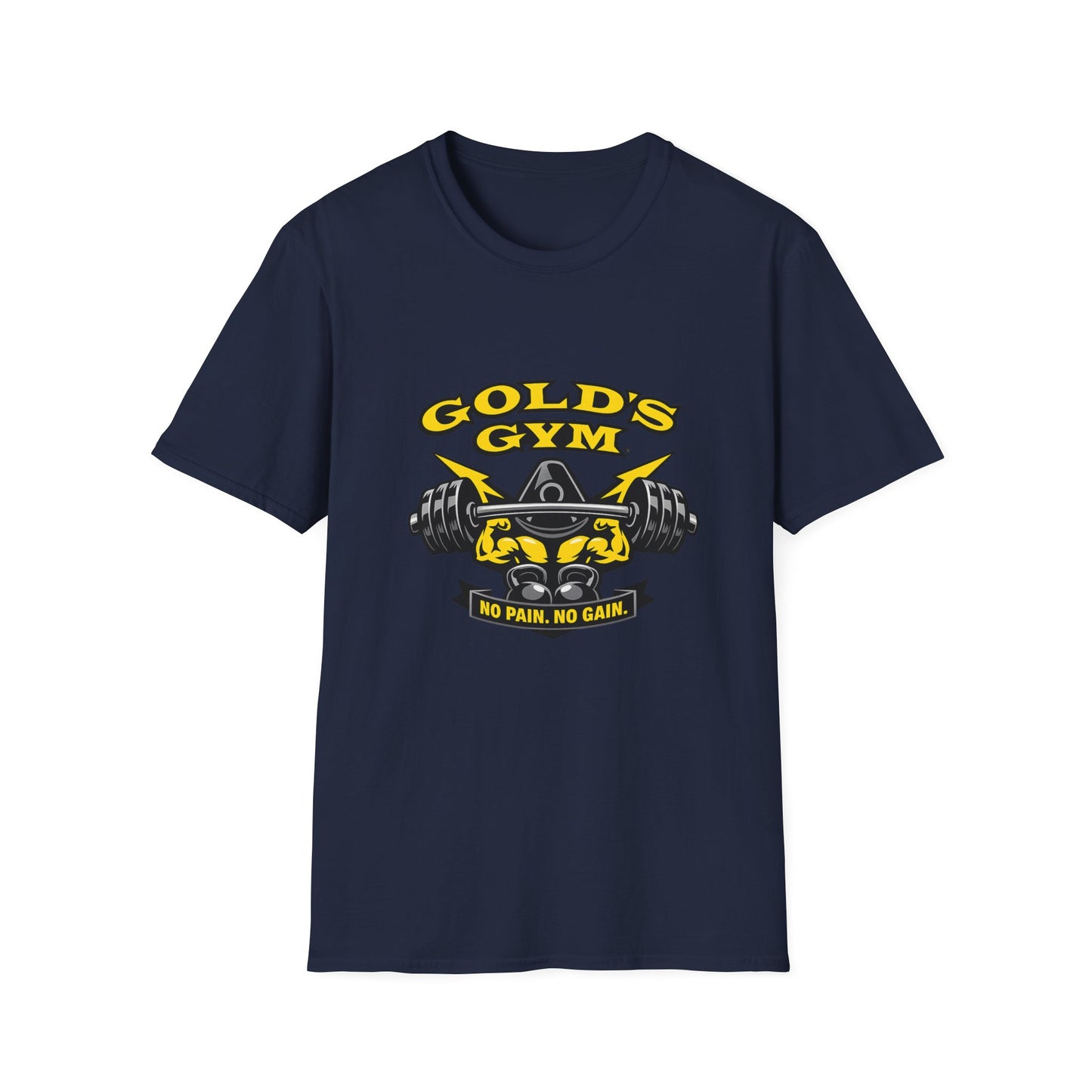 Gold’s Gym T-Shirt – Classic Bodybuilding Workout Tee – Vintage Fitness Graphic Shirt – Unisex Muscle Training Top for Men & Women