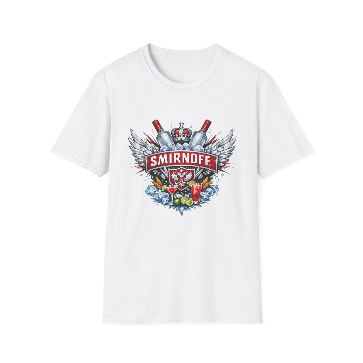 Smirnoff T-Shirt – Vodka Fan Tee, Premium Spirits Shirt, Bar & Party Merch