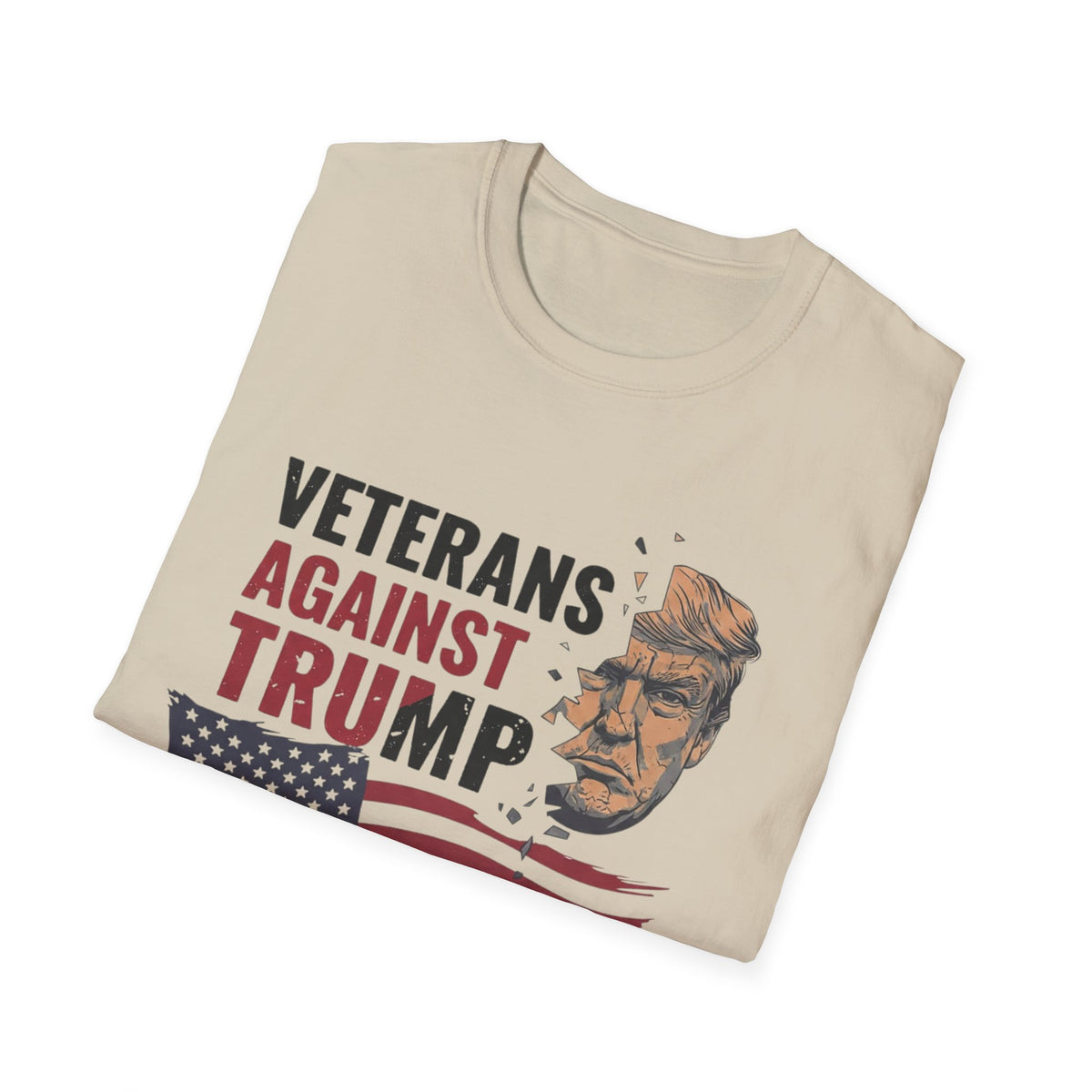 Veterans Against Trump T-Shirt | Patriotic No Kings & Protest Apparel