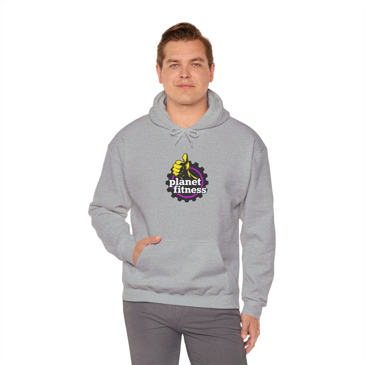 Planet Fitness Inspired Hoodie – Unisex Gym Sweatshirt | Cozy Fitness Pullover for Workout Lovers