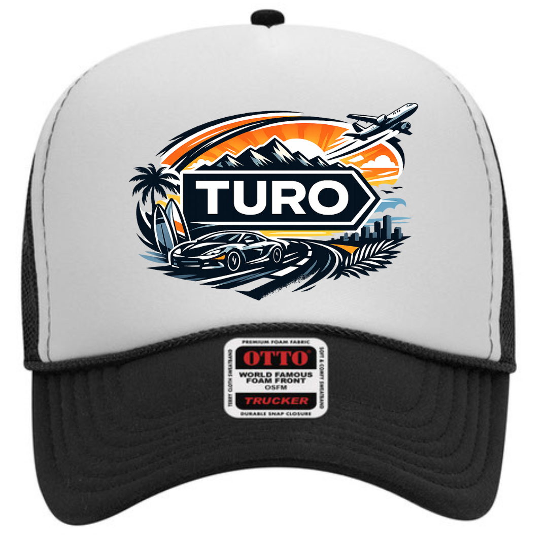 Turo Host Trucker Snapback Hat – Car Sharing Host Mesh Cap, Adjustable Fit