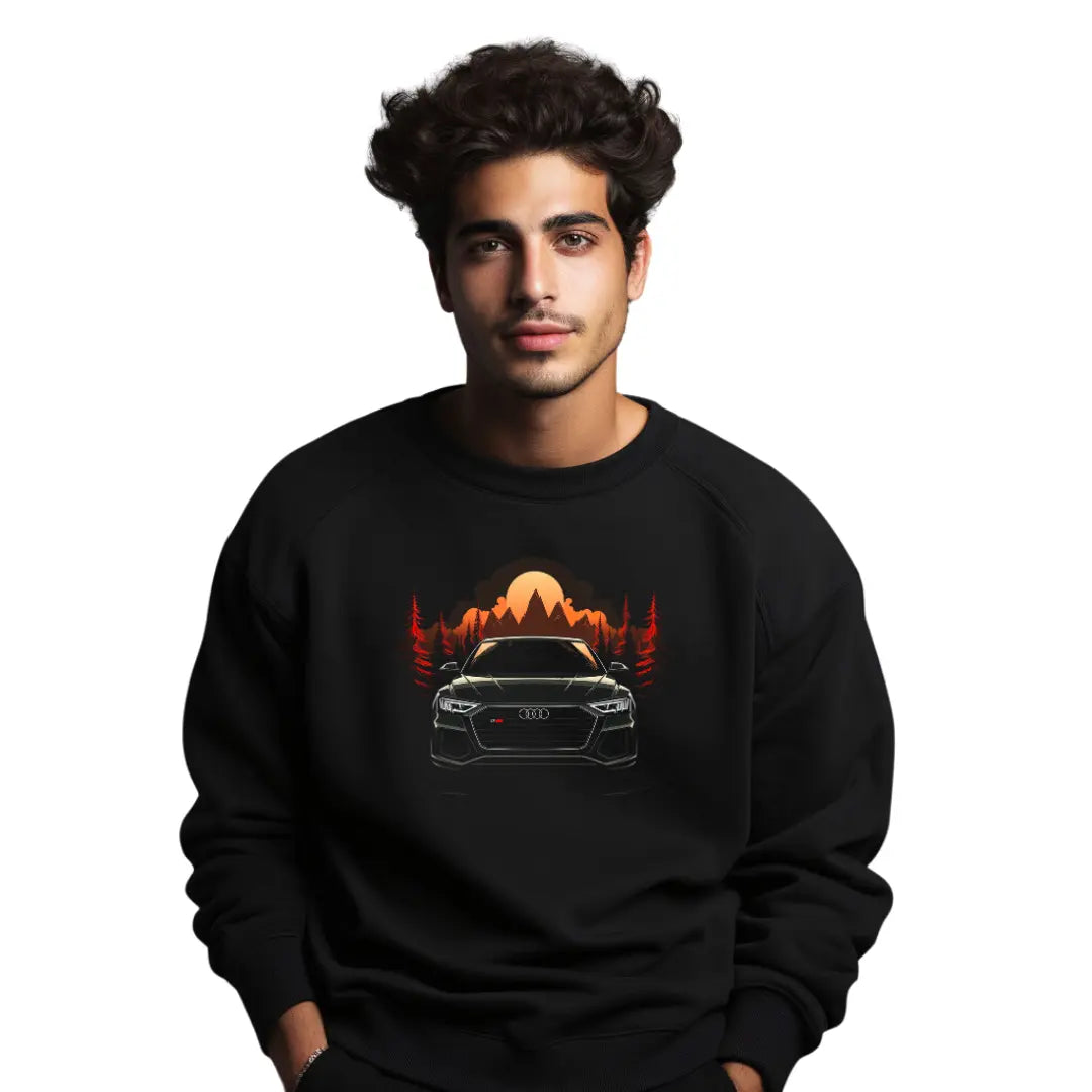 Audi SQ8 Sweatshirt: Embrace Sporty Luxury - Black Threadz