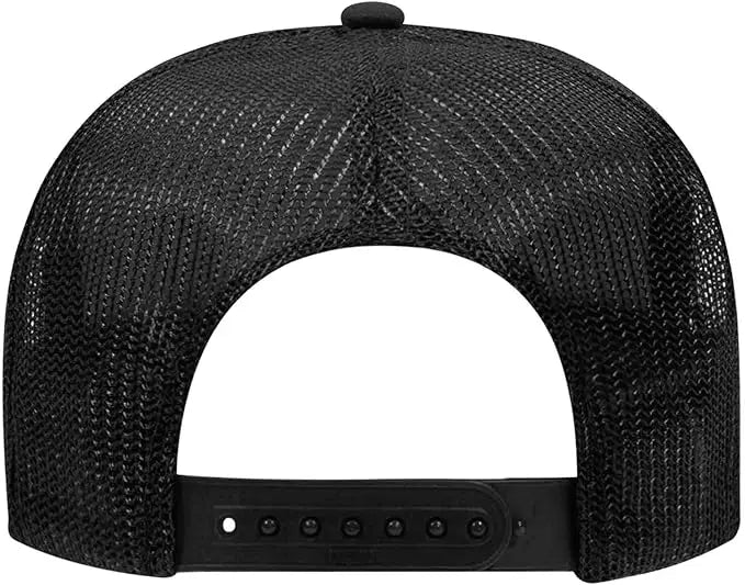 Dash in Style: DoorDash Black Trucker Snapback Hat - Black Threadz
