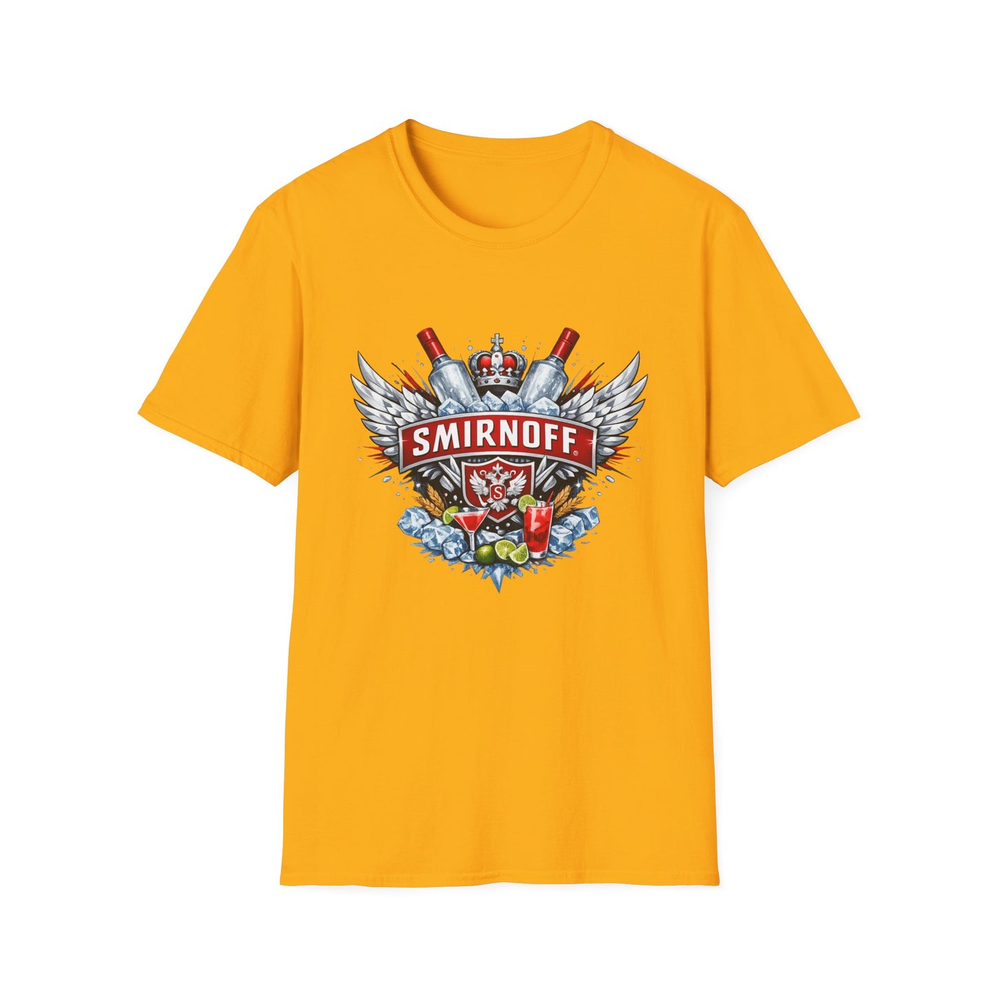 Smirnoff T-Shirt – Vodka Fan Tee, Premium Spirits Shirt, Bar & Party Merch