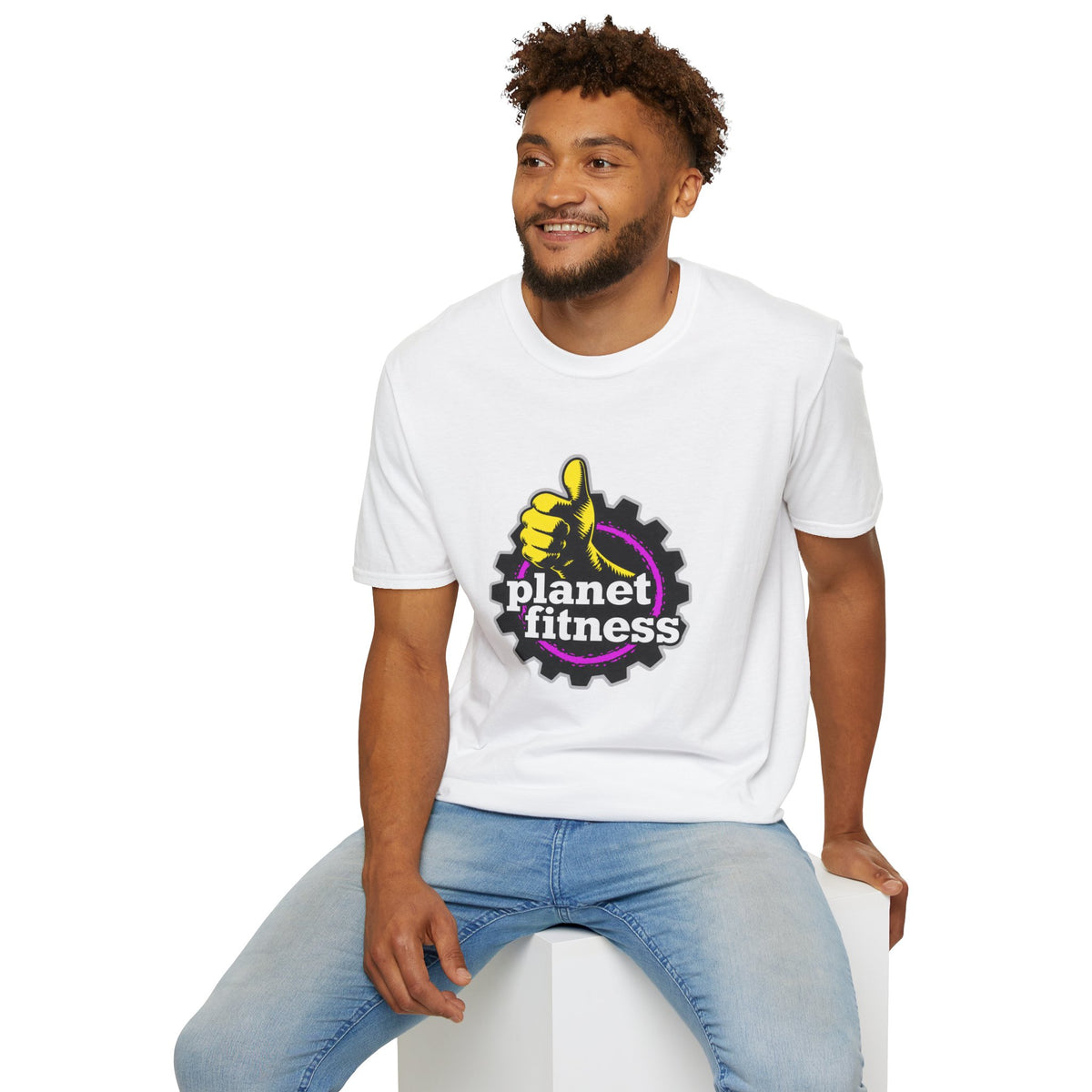 Planet Fitness Inspired Workout T-Shirt – Gym Tee for Fitness Lovers | Unisex Casual Gym Shirt