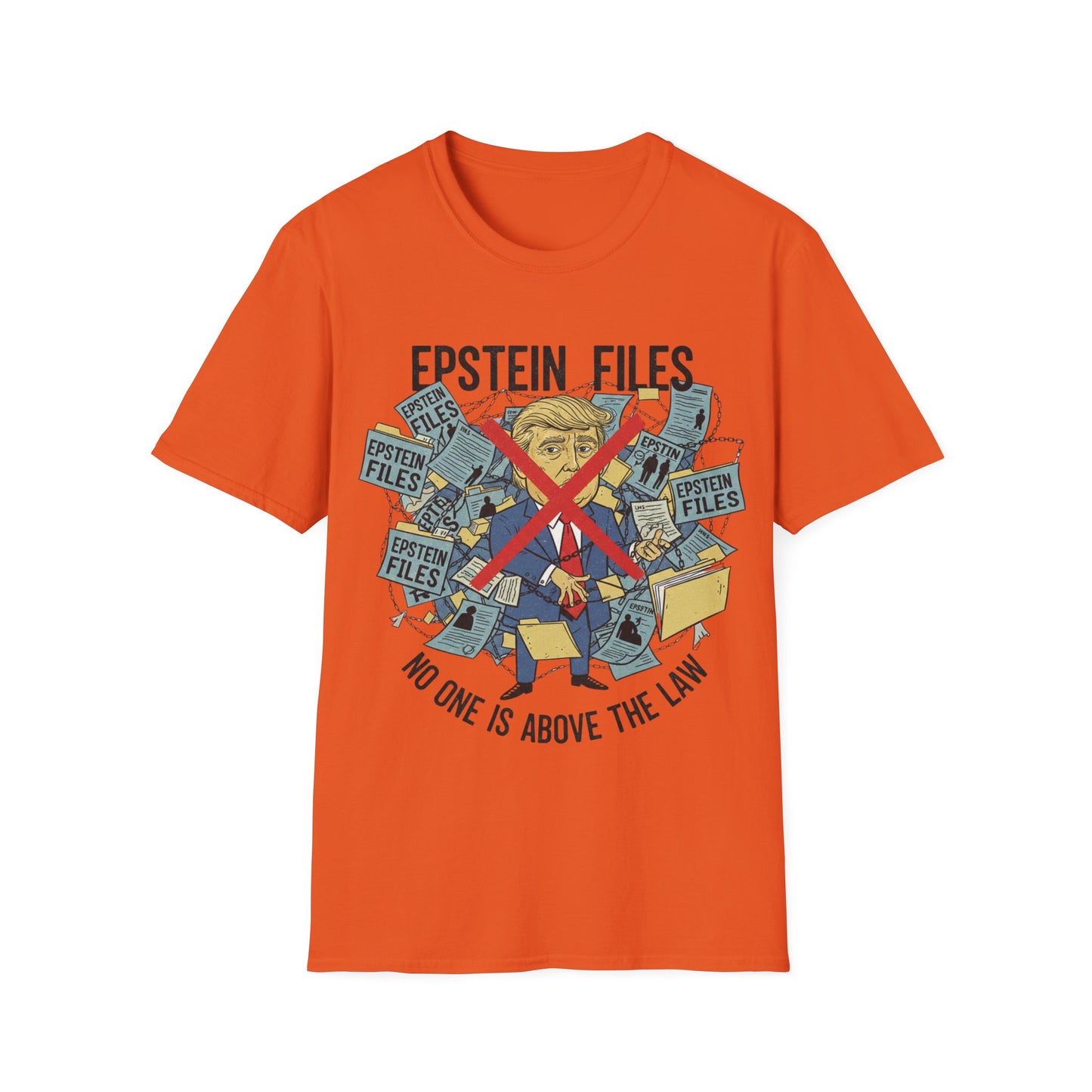 Trump in Epstein Files T-Shirt | Release the List Political Tee