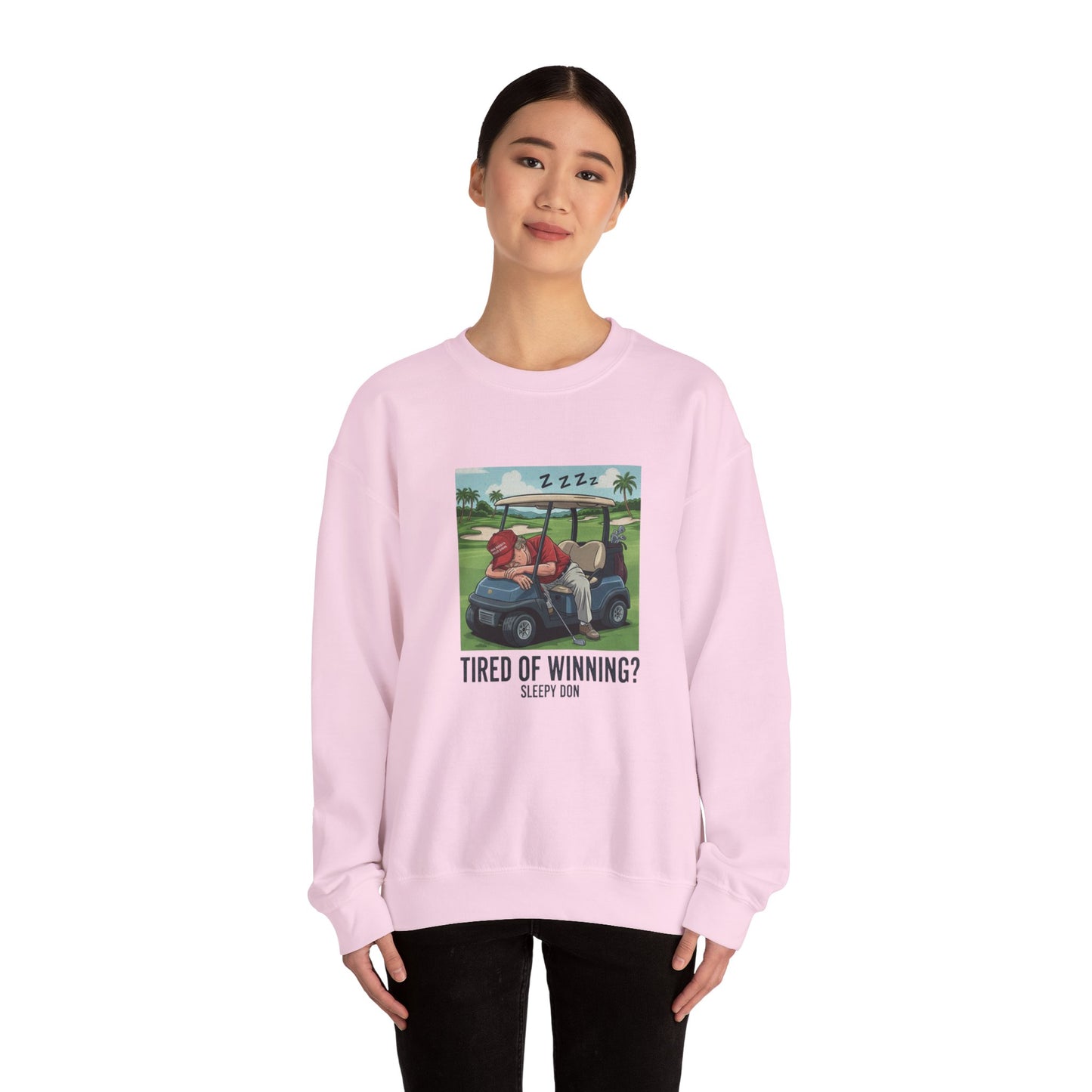 Copy of Copy of 2Crewneck Sweatshirt — Political Satire 'Is He Dead Yet?