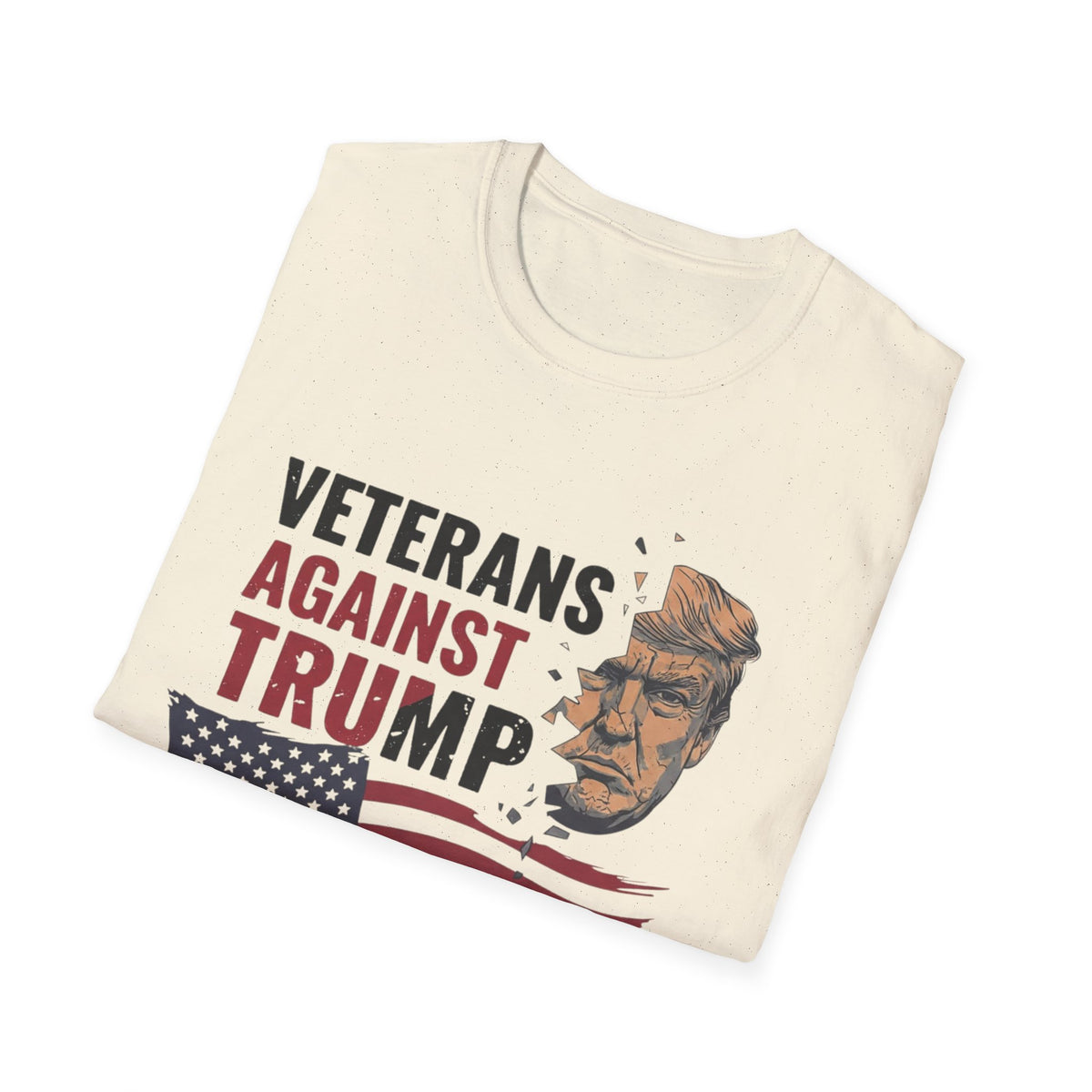 Veterans Against Trump T-Shirt | Patriotic No Kings & Protest Apparel