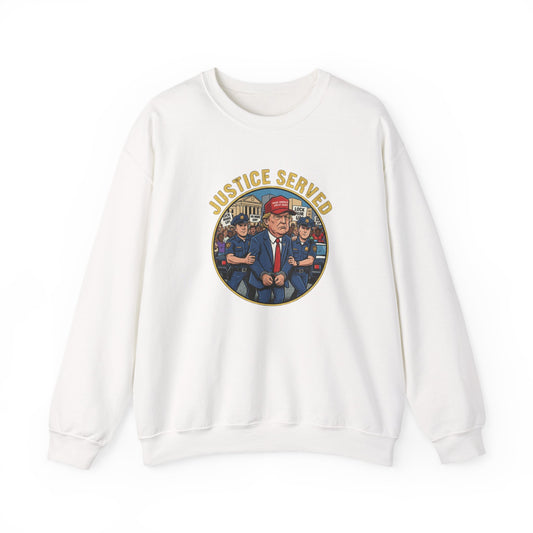8 Crewneck Sweatshirt — Political Satire 'Is He Dead Yet?