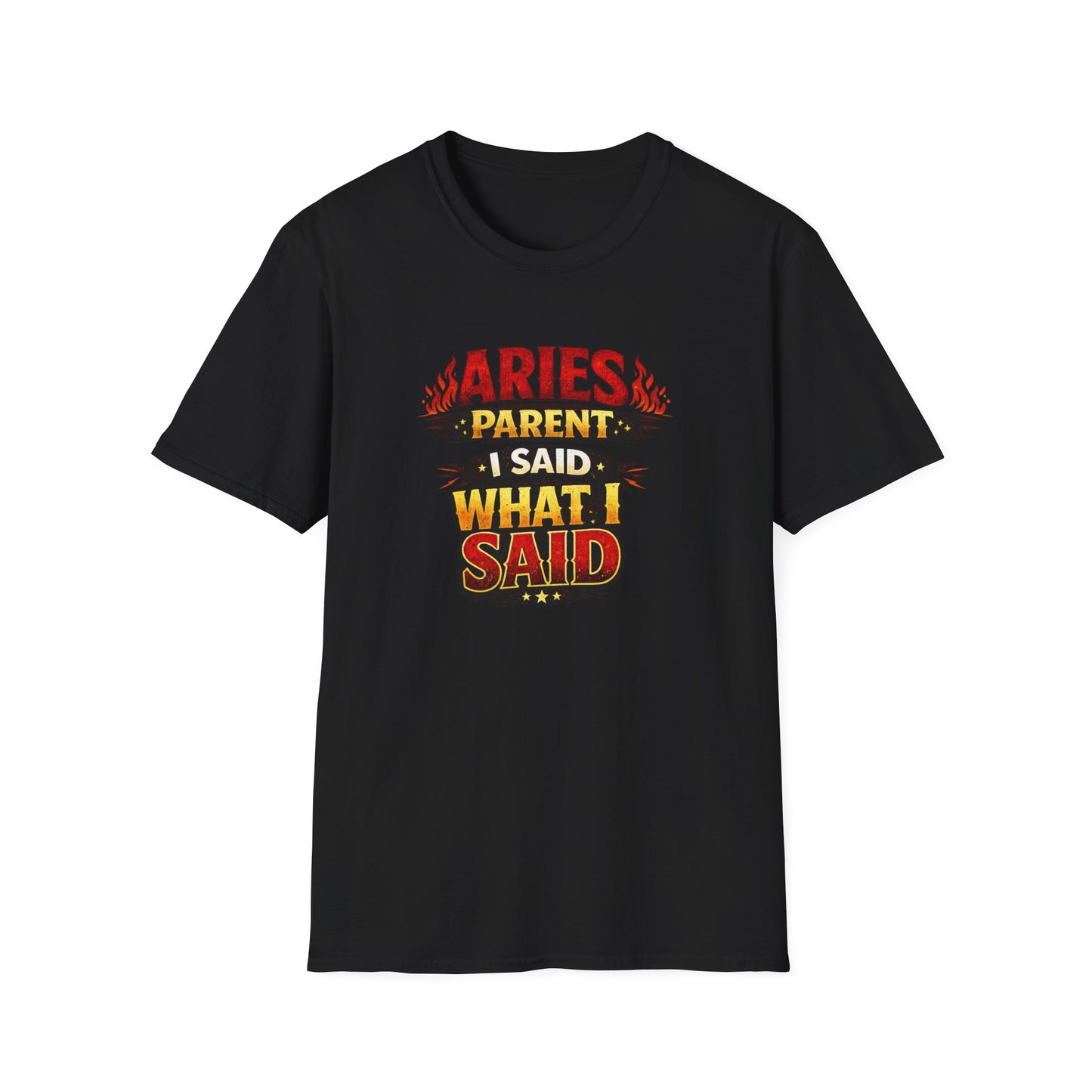 Aries Parent T-Shirt – “I Said What I Said” Funny Zodiac Mom Dad Tee | Bold Aries Personality Shirt | Astrology Gift