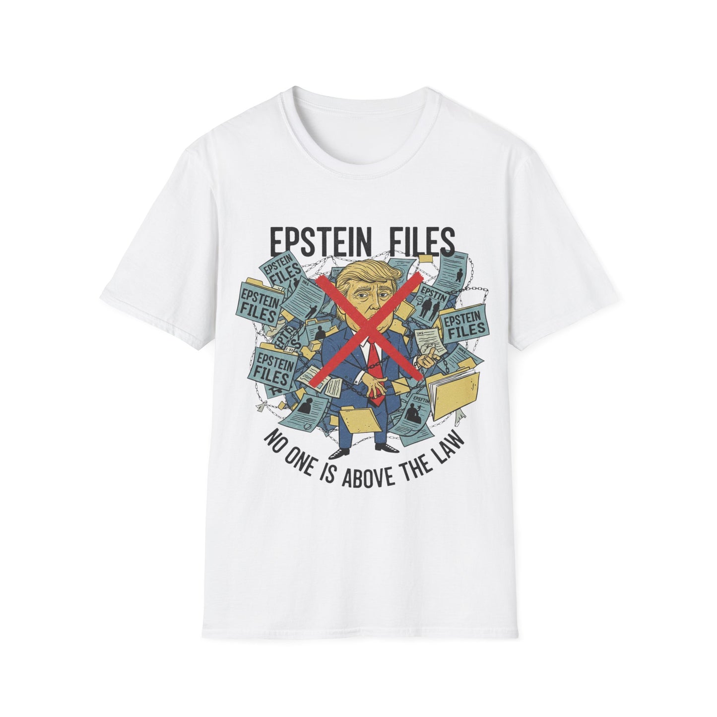Trump in Epstein Files T-Shirt | Release the List Political Tee