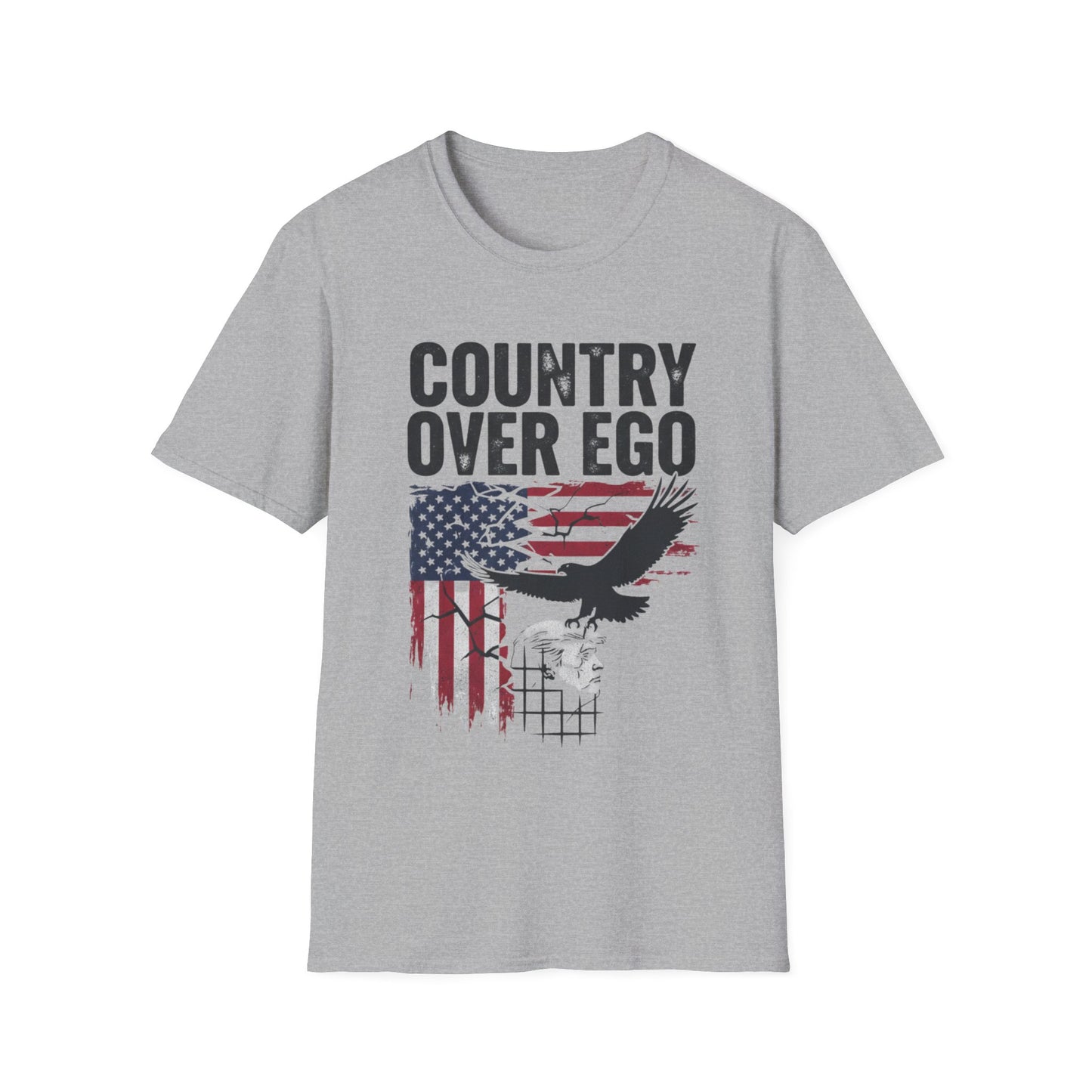 Country Over Ego Anti-Trump T-Shirt | Patriotic Political Apparel