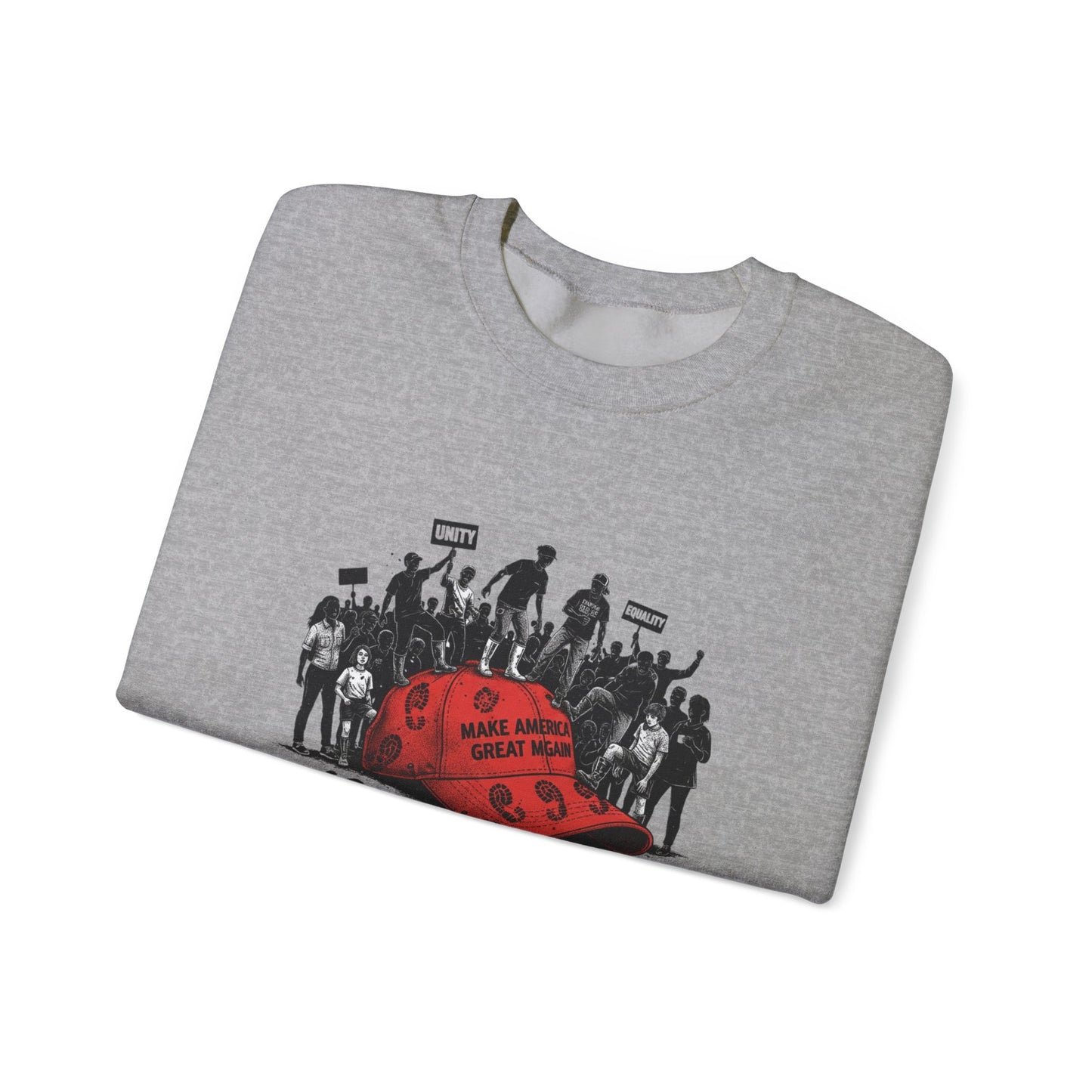 Copy of 2Crewneck Sweatshirt — Political Satire 'Is He Dead Yet?