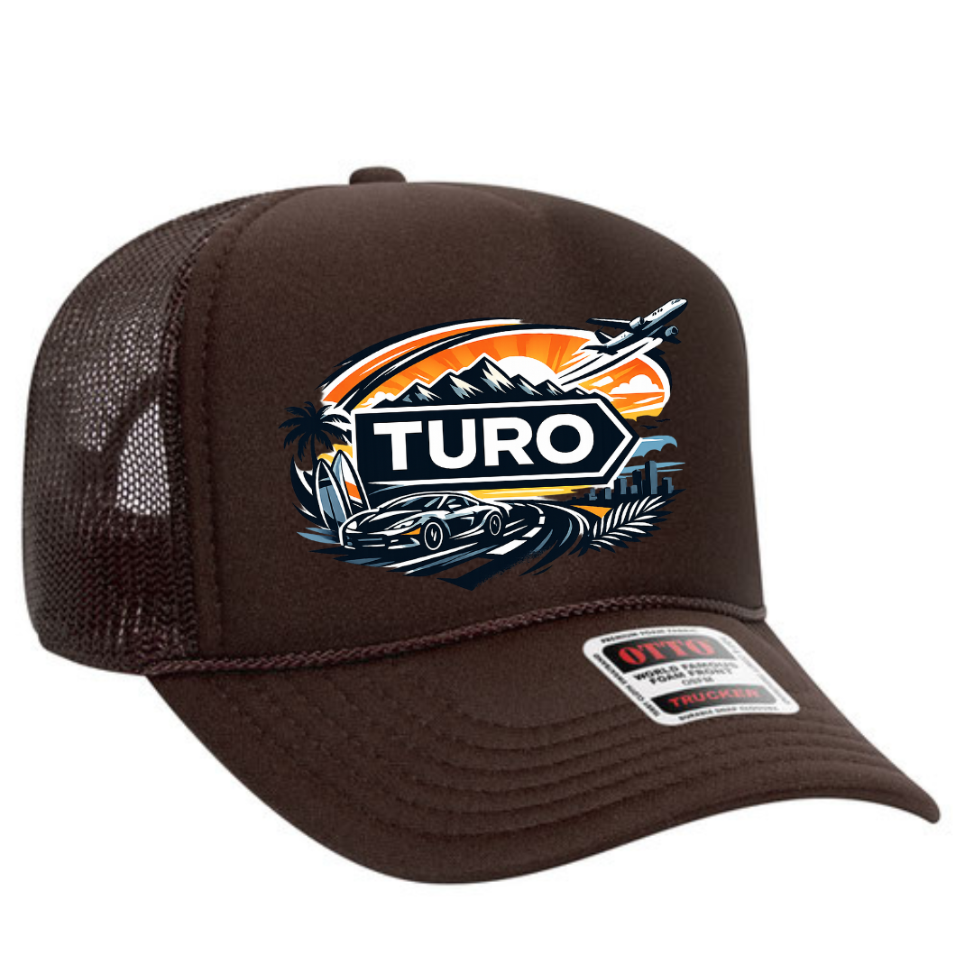 Turo Host Trucker Snapback Hat – Car Sharing Host Mesh Cap, Adjustable Fit