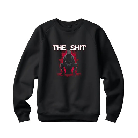 The $hit Graphic Sweatshirt for Laid-Back Statements - Black Threadz