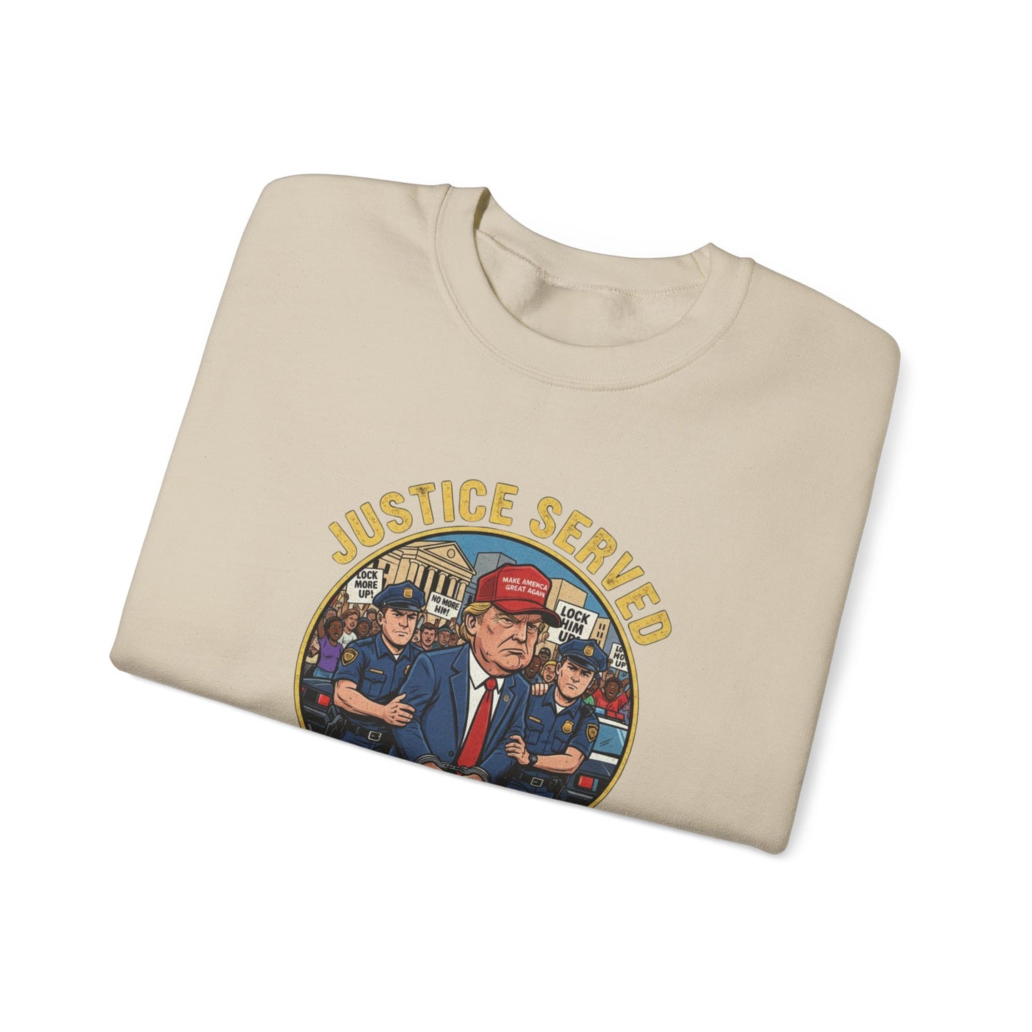 8 Crewneck Sweatshirt — Political Satire 'Is He Dead Yet?