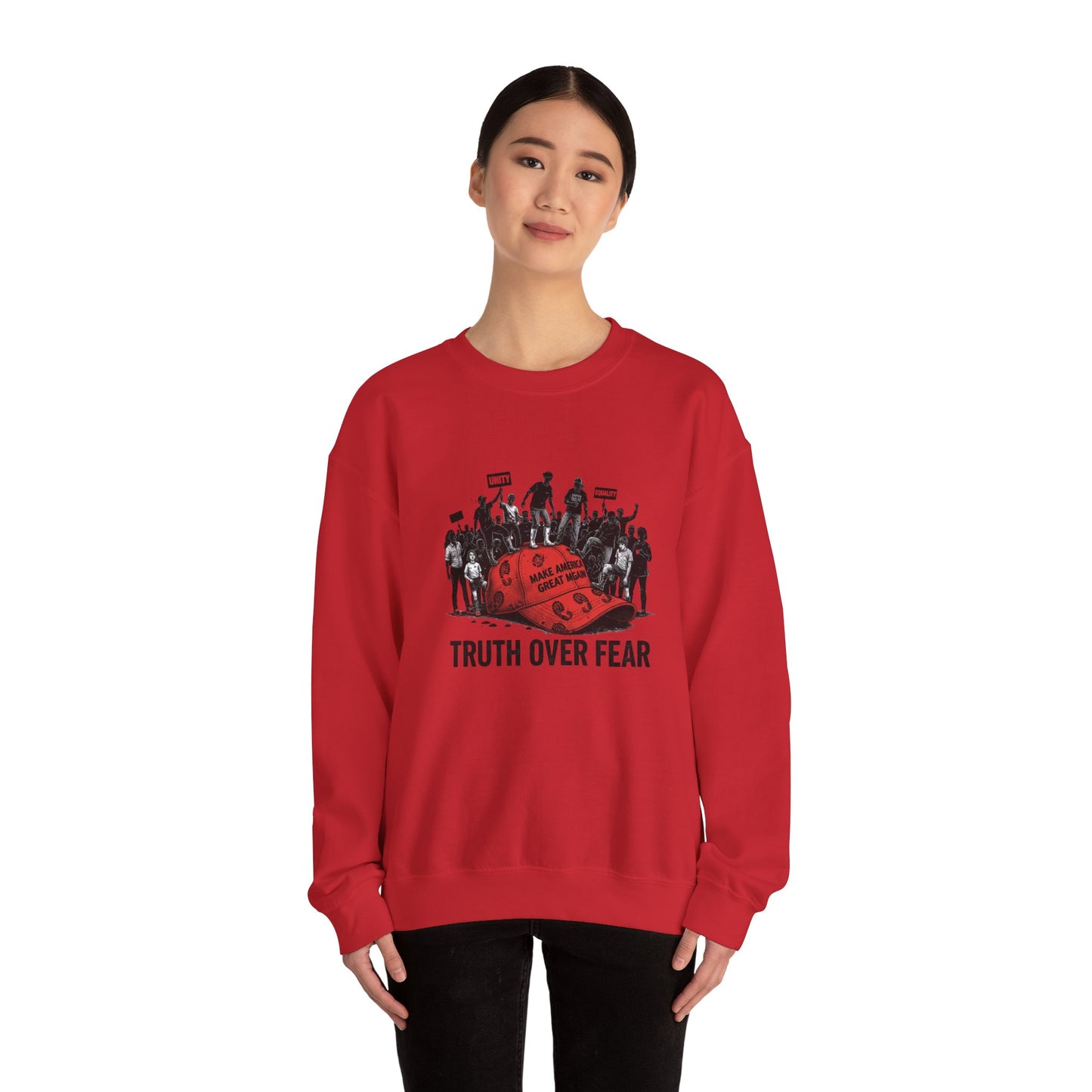 Copy of 2Crewneck Sweatshirt — Political Satire 'Is He Dead Yet?