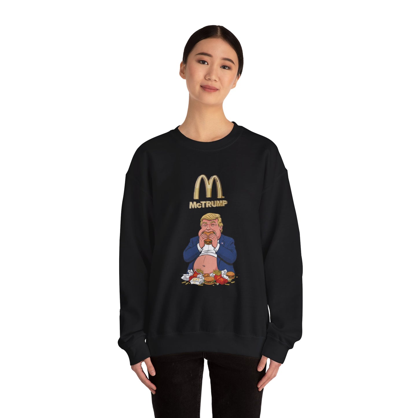 1Crewneck Sweatshirt — Political Satire 'Is He Dead Yet?