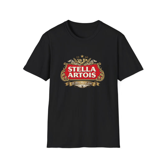 Stella Artois T-Shirt – Beer Fan Tee, Belgian Lager Shirt, Brewery & Bar Merch